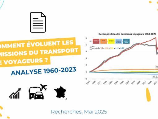 Emissions du transport de voyageurs en France depuis 1960 : quelles évolutions ? comment les expliquer ?