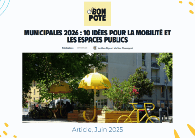 Municipales 2026 : 10 idées pour la mobilité et les espaces publics