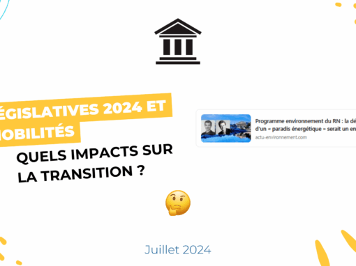 Législatives 2024 et mobilité : quels impacts sur la transition ?
