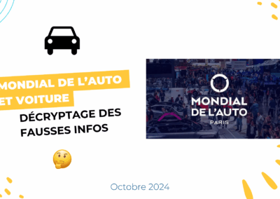 Mondial de l’auto et voiture : décryptage des fausses infos