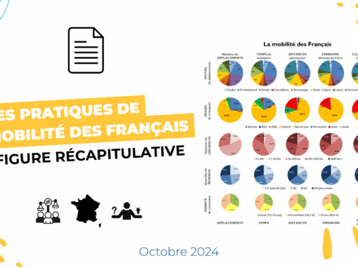 Les pratiques de mobilité des Français : figure récapitulative