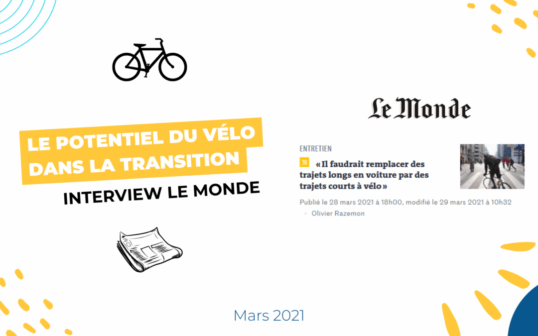 Le potentiel du vélo dans la transition : interview Le Monde