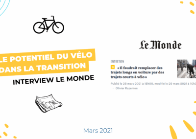 Le potentiel du vélo dans la transition : interview Le Monde