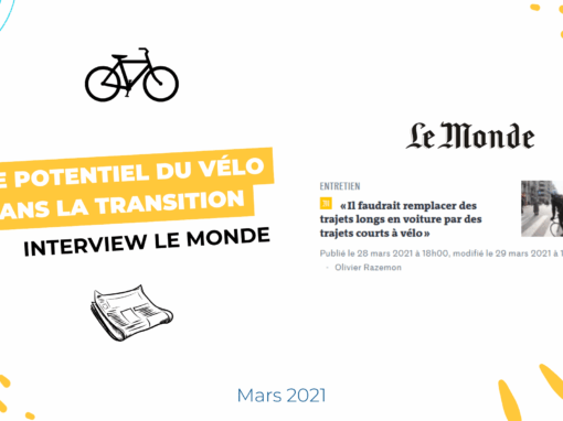 Le potentiel du vélo dans la transition : interview Le Monde