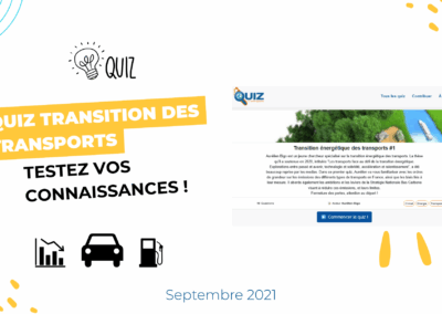 Quiz sur la transition des transports : testez vos connaissances !