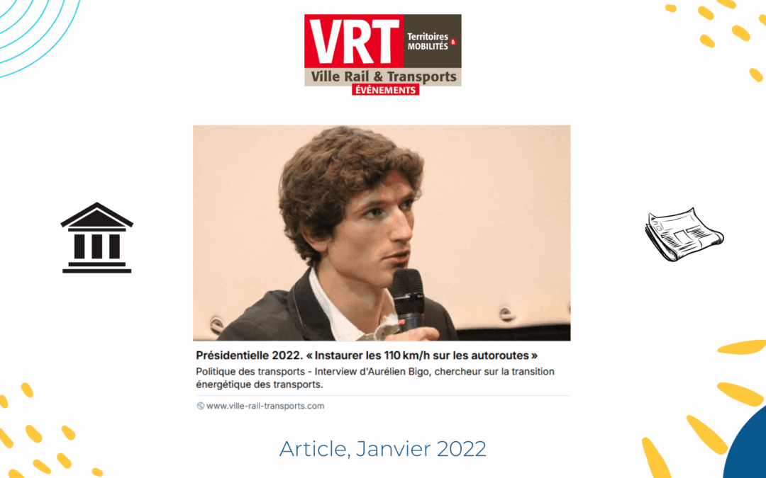 Présidentielle 2022 et mobilités : des mesures pour accélérer la transition