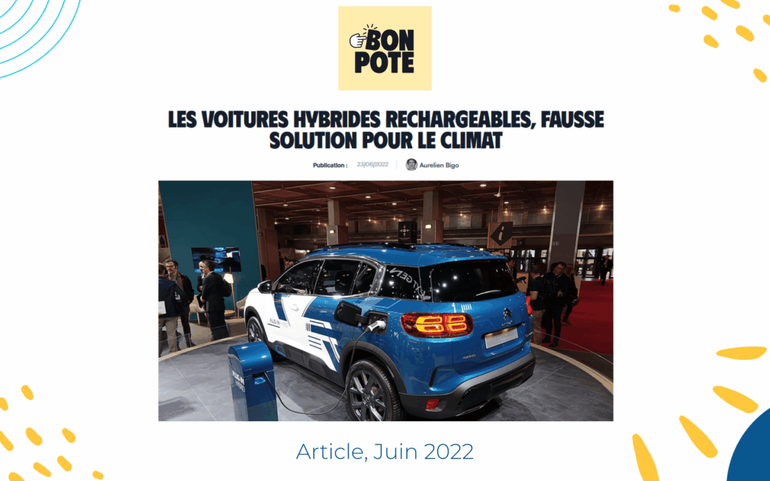 Les voitures hybrides rechargeables, fausse solution pour le climat