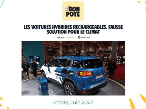 Les voitures hybrides rechargeables, fausse solution pour le climat