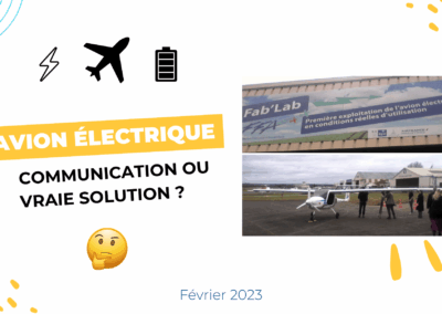 Avion électrique : communication ou vraie solution ?
