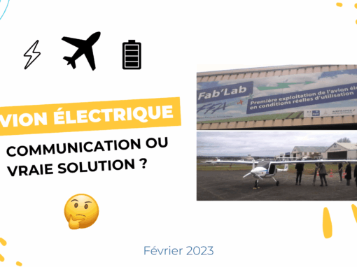 Avion électrique : communication ou vraie solution ?