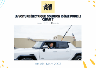 La voiture électrique, solution idéale pour le climat ?
