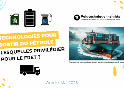 Transport de marchandises : toutes les technologies pour sortir du pétrole
