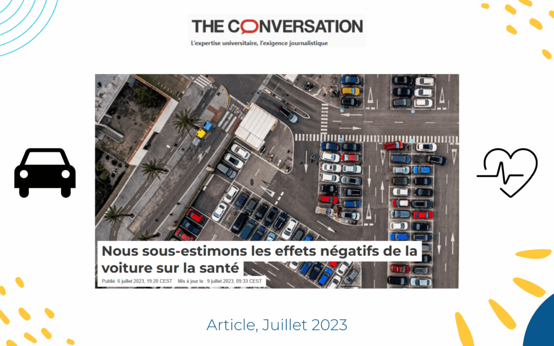 Impacts de la voiture sur la santé : qu’est-ce que la motonormativité ?