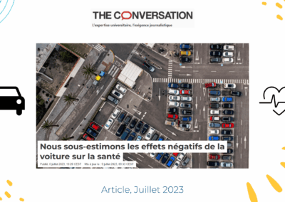 Impacts de la voiture sur la santé : qu’est-ce que la motonormativité ?