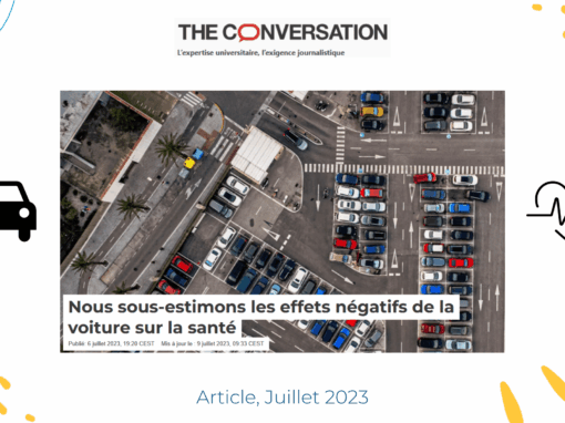 Impacts de la voiture sur la santé : qu’est-ce que la motonormativité ?