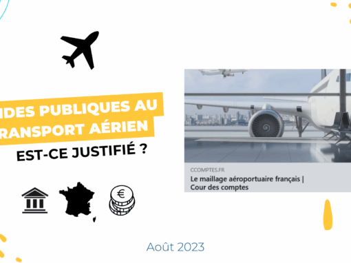 Aides publiques au transport aérien : est-ce justifié ?