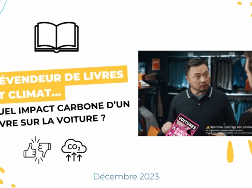 Dévendeur de livres et climat : quel impact carbone d’un livre sur la voiture ?