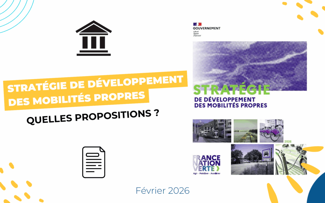 Stratégie de développement des mobilités propres : quelles propositions ?