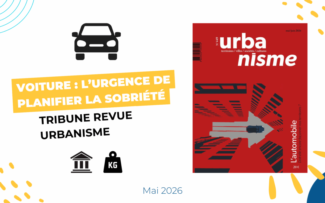 Voiture : l’urgence de planifier la sobriété