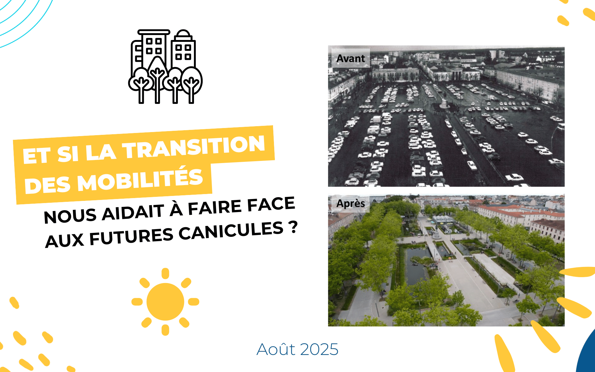 Et si la transition des mobilités nous aidait à faire face aux futures canicules ?