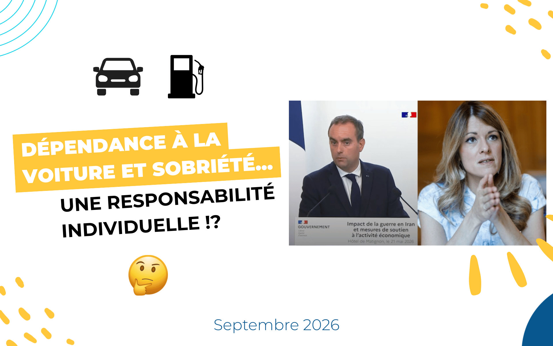 Dépendance à la voiture et sobriété : une responsabilité individuelle ?